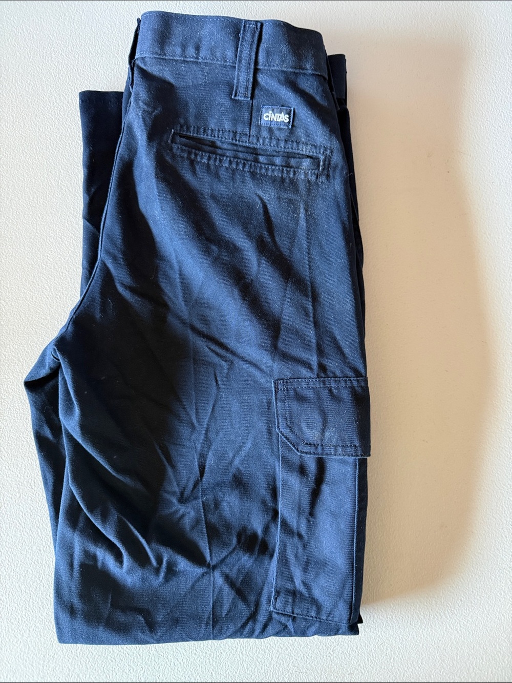 Men's Navy Cargo Pants - Unbranded
